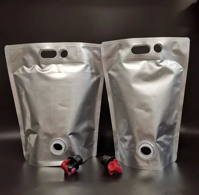 Stand Up Pouch Bag-in-Box (BIB) Packaging | Eco-Friendly Solutions for Wine, Liquor &amp; Apple Juice